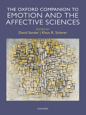 cover image of Oxford Companion to Emotion and the Affective Sciences